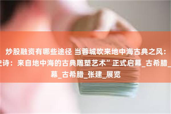 炒股融资有哪些途径 当蓉城吹来地中海古典之风：“文明的史诗：来自地中海的古典雕塑艺术”正式启幕_古希腊_张建_展览