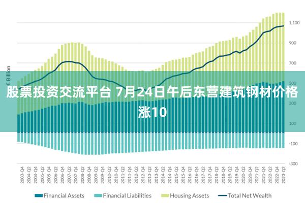 股票投资交流平台 7月24日午后东营建筑钢材价格涨10